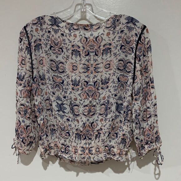 Lucky Brand  Floral Printed Shirt/top - NEW no tag - Picture 3 of 4